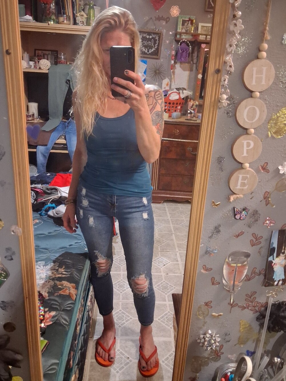 Wax High Waisted/Distressed Jeans Sz 3/27